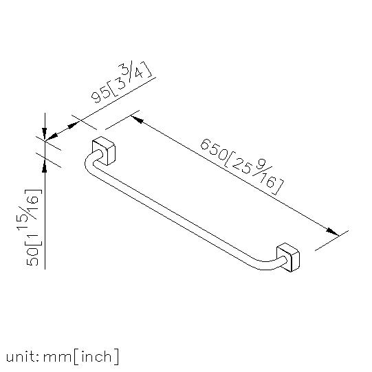 Towel Bar (600mm) thumbnail 2