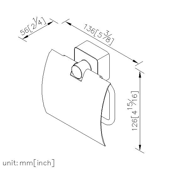 Toilet Tissue Holder W/Lid thumbnail 2