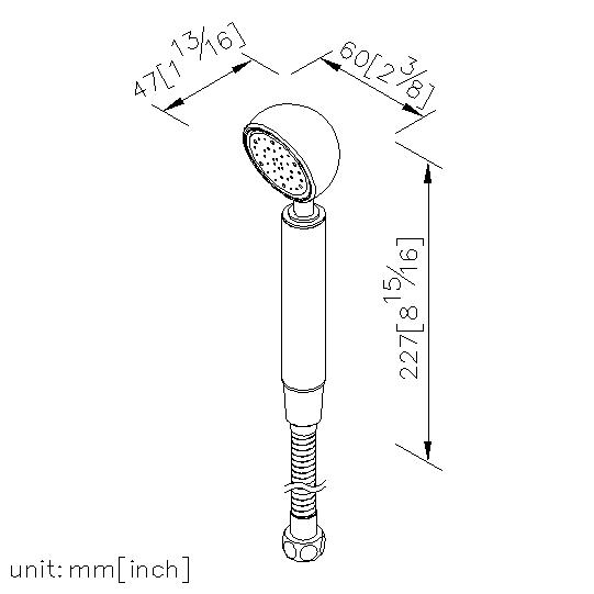 Hand Shower W/Hose thumbnail 2
