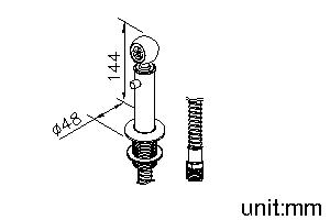 Sprayer W/1/2" Stand & Hose thumbnail 2
