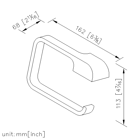 Toilet Tissue Holder (Black Coating) thumbnail 2