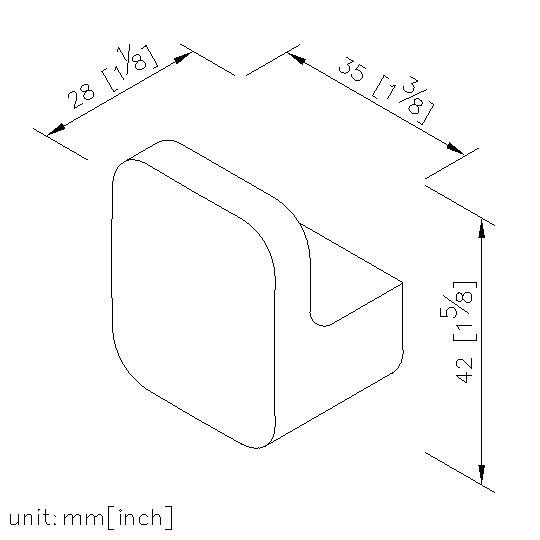 Robe Hook (Black Coating) thumbnail 2