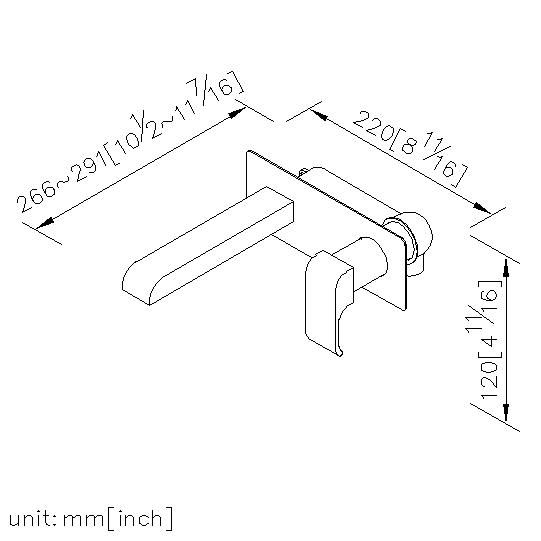 Wall-Mounted Basin Mixer thumbnail 2