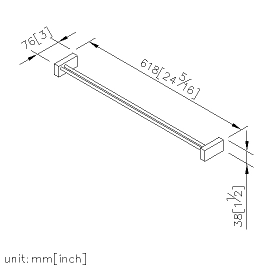 Towel Bar (600mm) thumbnail 2
