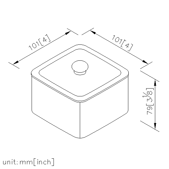 Freestanding Cotton Wool Pot thumbnail 2