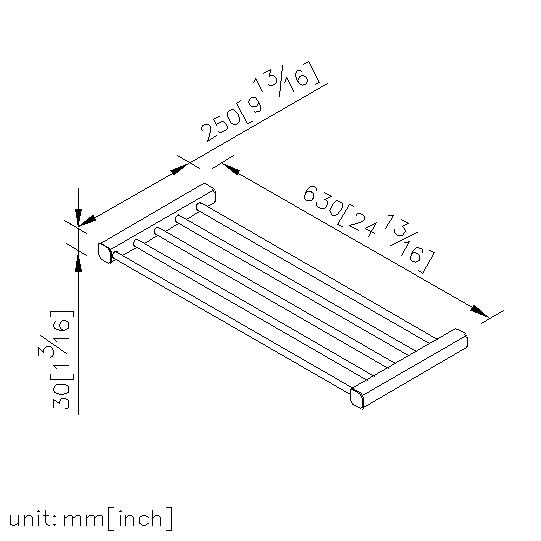 Bath Towel Rack (600mm) thumbnail 2