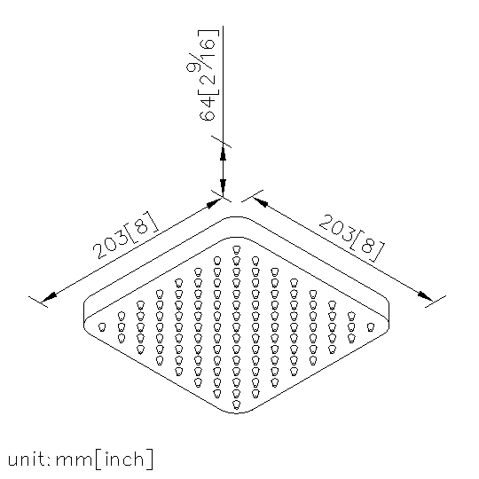 8" Showerhead thumbnail 2