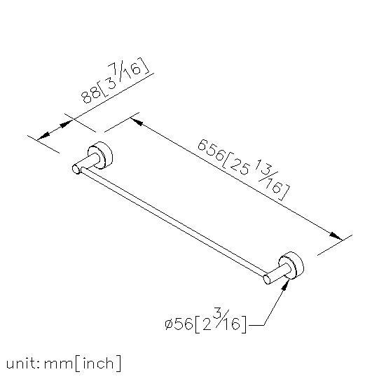 Towel Bar (600mm) thumbnail 2