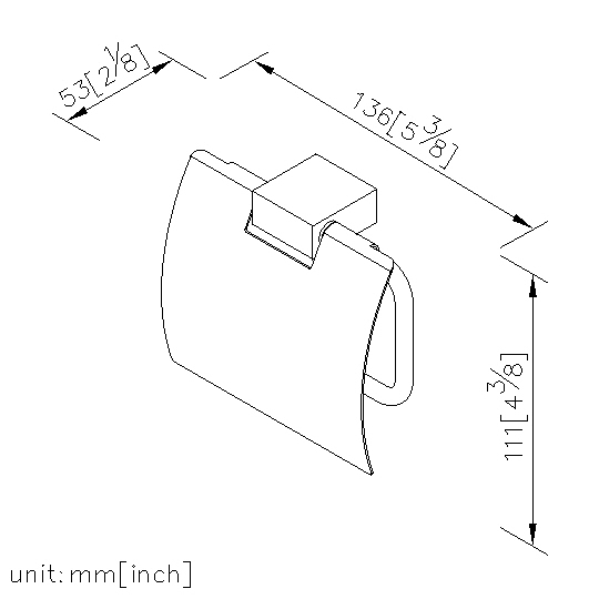 Toilet Tissue Holder W/Lid thumbnail 2