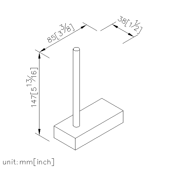 Spare Toilet Tissue Holder thumbnail 2