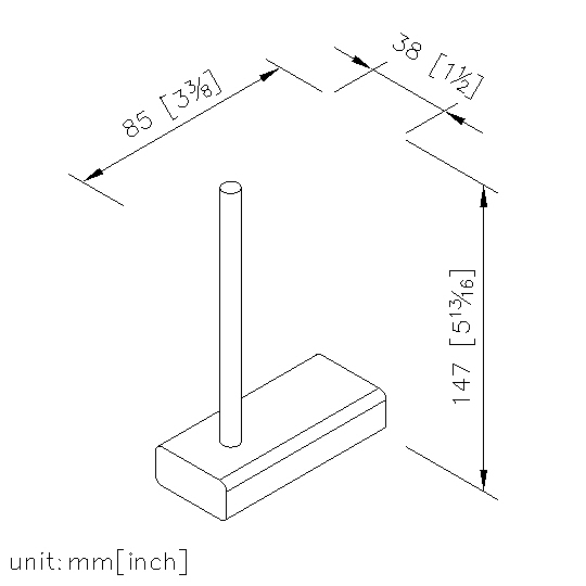 Spare Toilet Tissue Holder thumbnail 2