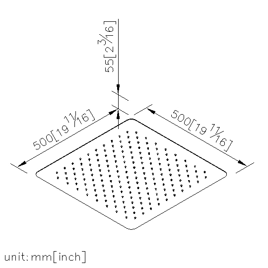 Showerhead 500mm thumbnail 2