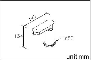 Tip-Touch Basin Faucet W/Mixing Valve thumbnail 2