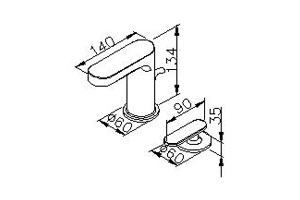 Single-Handle Basin Faucet W/Lift Rod thumbnail 2