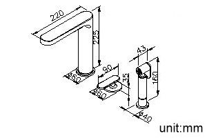 Single-Handle Kitchen Faucet W/Sprayer thumbnail 2