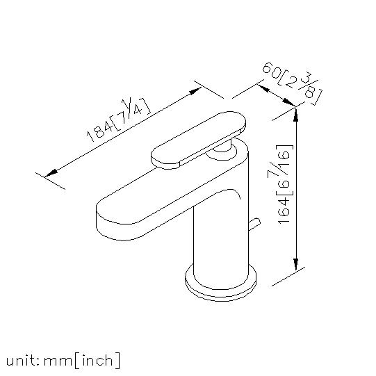 Basin Faucet W/Lift Rod thumbnail 2