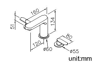 Two-Handle Basin Faucet thumbnail 2