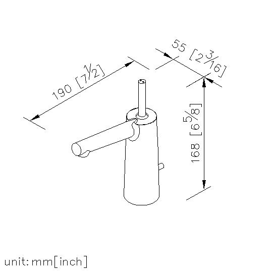 Basin Faucet W/Lift Rod thumbnail 2