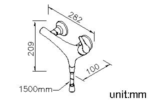 Shower Mixer W/Hose thumbnail 2