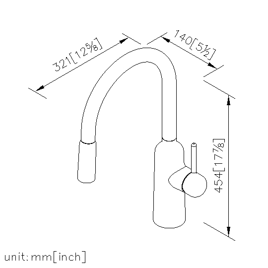 Kitchen Faucet With Pull-Out Sprayer thumbnail 2