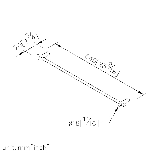 Towel Bar (600mm) thumbnail 2