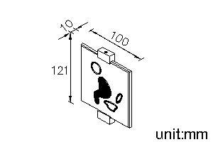 Rest Room Sign (Gentleman) thumbnail 2