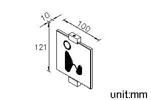 Rest Room Sign (Gentleman) thumbnail 2