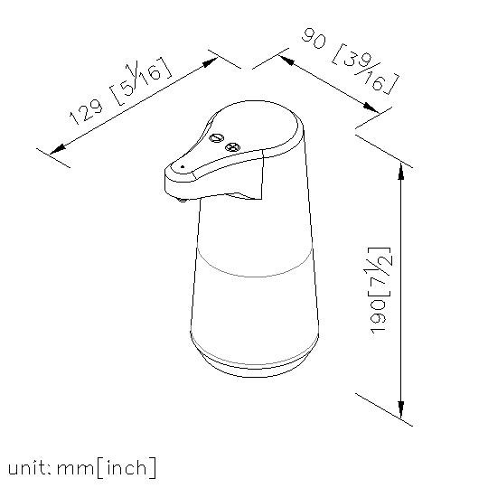Sensor Foaming Soap Dispenser thumbnail 2
