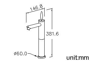 Basin Faucet (Extra-Length Type) thumbnail 2