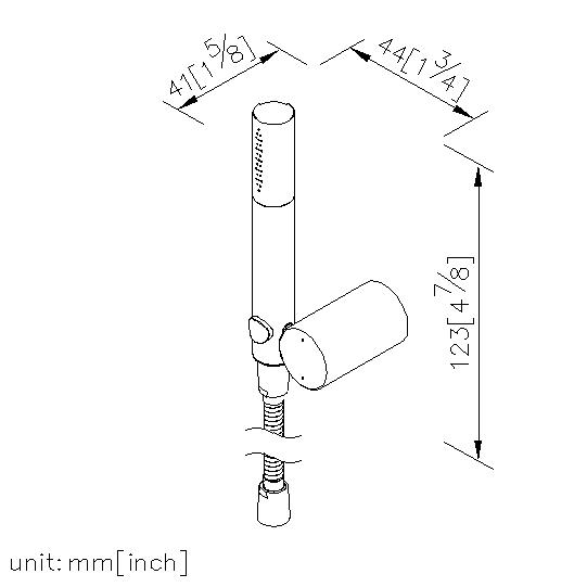 Hand Shower W/Hose & Wall Bracket thumbnail 2
