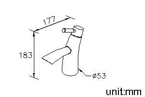 Basin Faucet (Antimicrobial Copper Handle) thumbnail 2