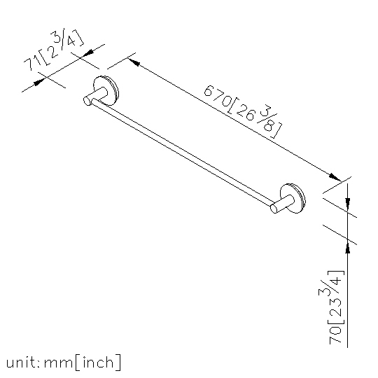 Towel Bar (60cm) thumbnail 2
