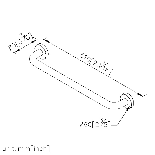 Grab Bar (450mm) thumbnail 2