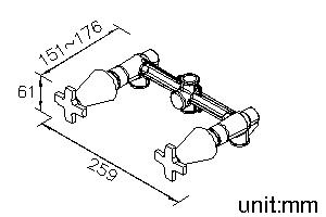 Two-Handle Valve (Upward Outlet) thumbnail 2