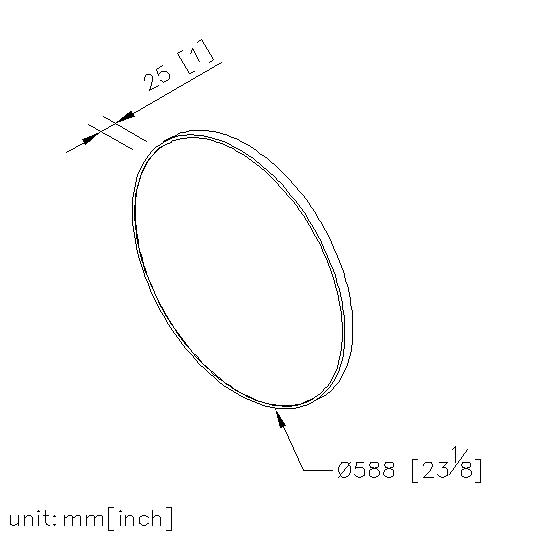 Mirror 588mm thumbnail 2