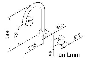 Two-Handle Kitchen Faucet thumbnail 2