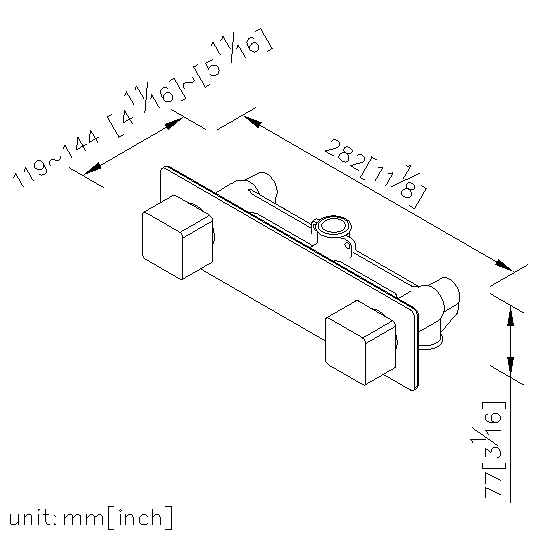 Two-Handle Valve (Upward Outlet) thumbnail 2
