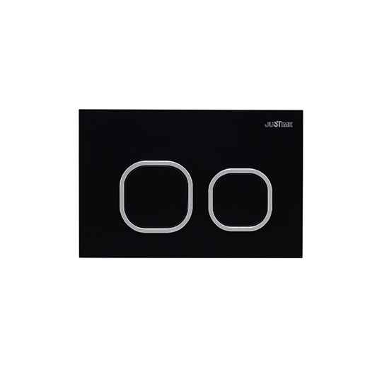 Glass Flush Plate (Black)
