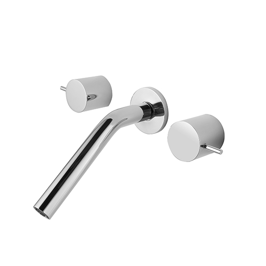 Two-Handle Wall-Mounted Basin Faucet