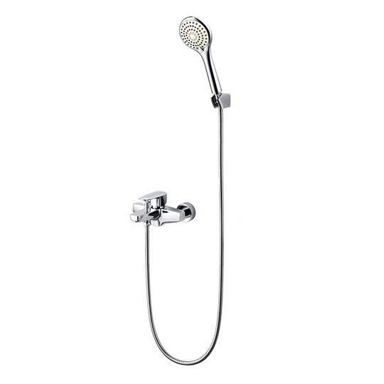 Bath/Shower Mixer W/Hand Shower & Wall Bracket & Hose 150cm