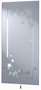 Illuminated Mirror - Secret Garden