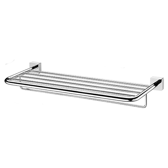 Bath Towel Rack With Rail