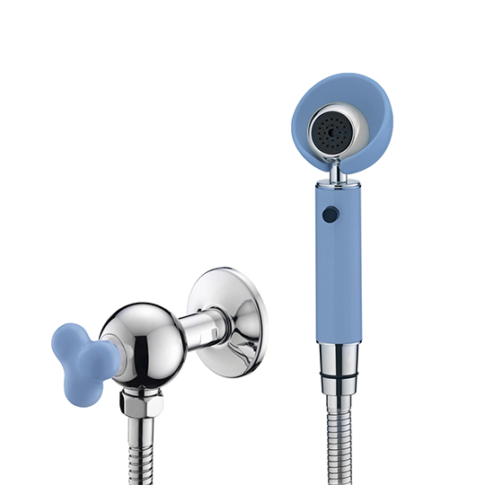 Sprayer W/Angle Stop & Bracket & Hose (Blue)