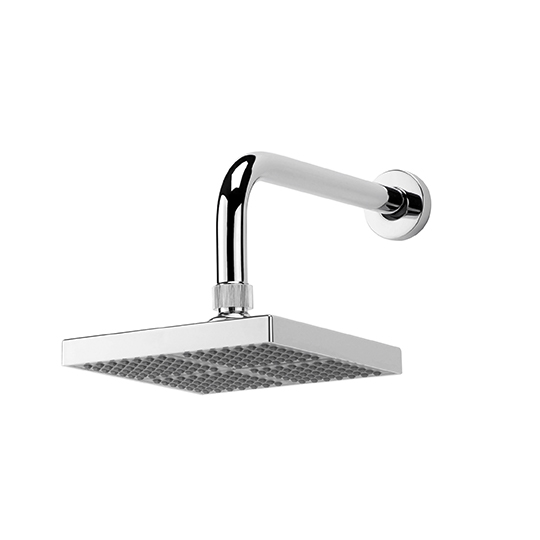 Wall-Mounted 6" Showerhead (Plastic)