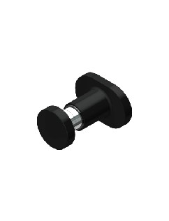 Through-Glass Single Robe Hook