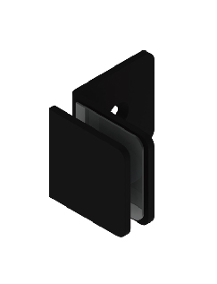 90° Glass to Wall Clamp
