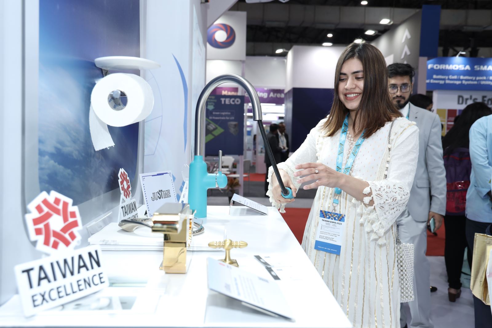 JUSTIME Taiwan Expo India 2023 展覽活動現場