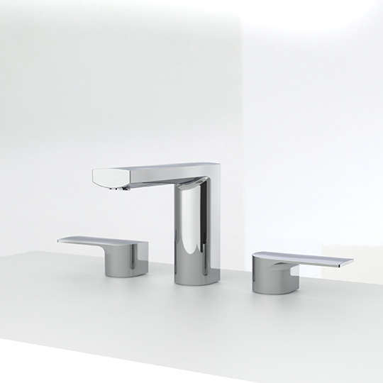 Two-Handle Basin Faucet (Lead-Free Brass) thumbnail 3