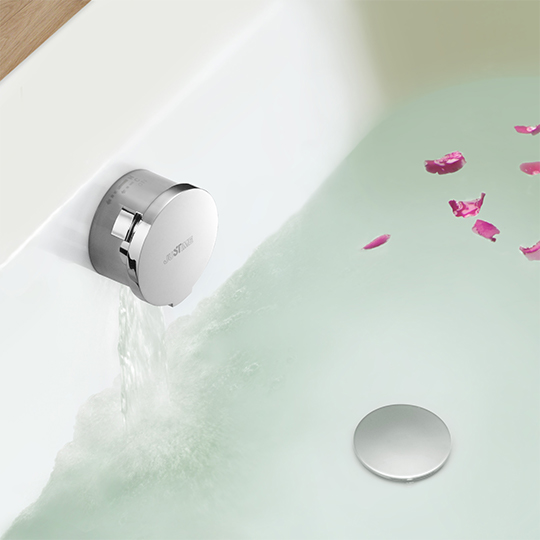 Bath Mixer W/Pop-Up Waste & Overflow & Elbow Connectors & 60cm Braided Hoses thumbnail 3