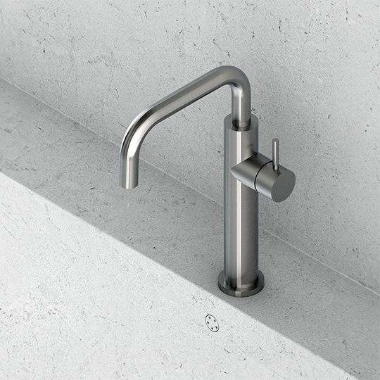 Kitchen Faucet (Stainless Steel) thumbnail 3